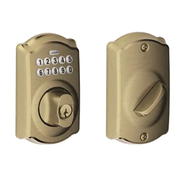 Schlage Be-series Camelot Keypad Deadbolt User Manual