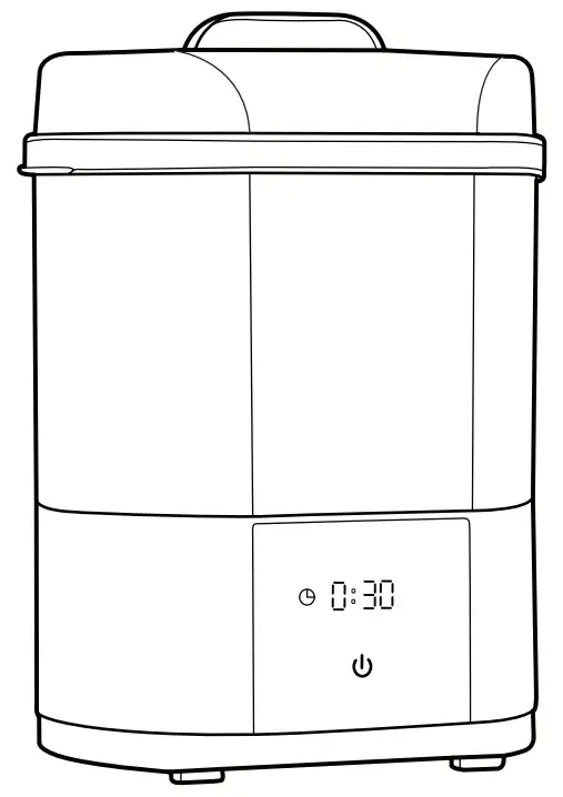 chicco 00007392100070 Advanced Steam Sterilizer with Dryer -