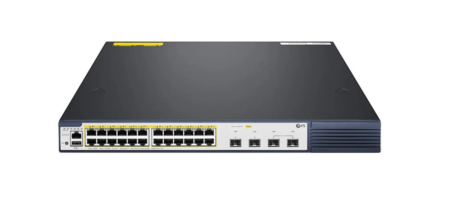 Fs S3410 Series 24-port Gigabit Ethernet L2+ Poe+ Switch Instruction Manual
