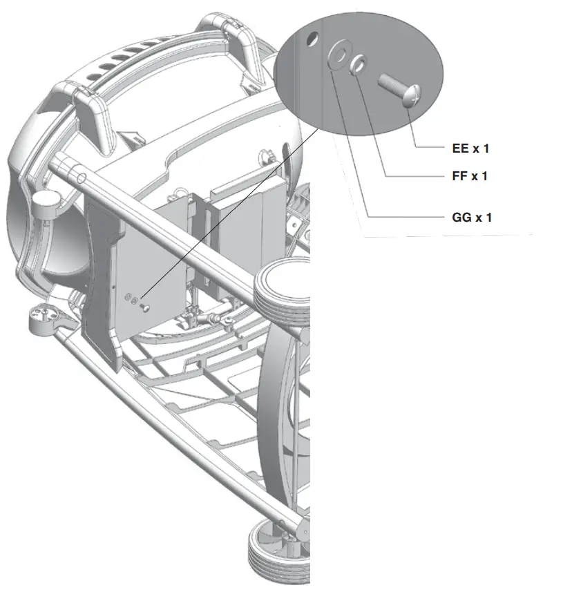 Gasmate BQ10622MG Odyssey 2 Burner Trolley BBQ Matt Grey - STEP 13