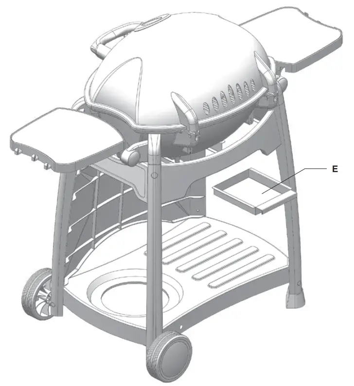 Gasmate BQ10622MG Odyssey 2 Burner Trolley BBQ Matt Grey - STEP 17