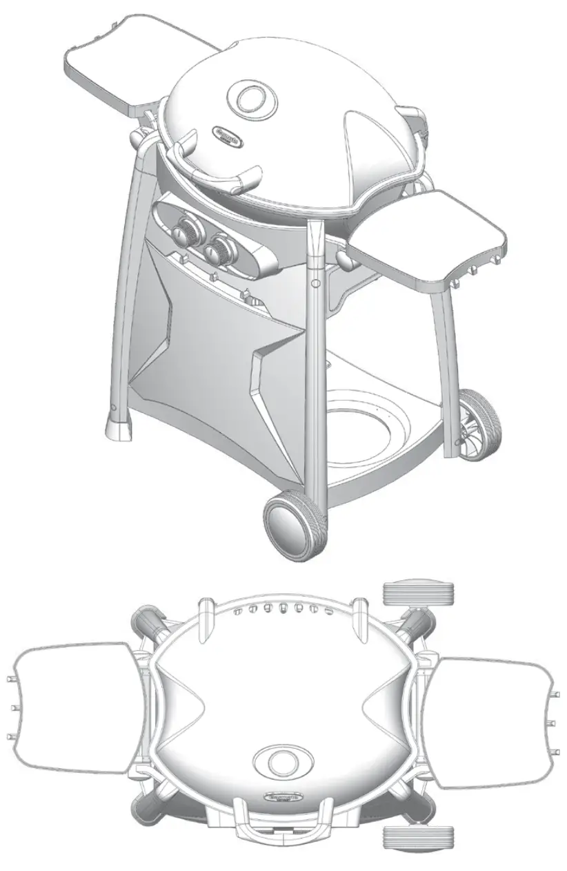 Gasmate BQ10622MG Odyssey 2 Burner Trolley BBQ Matt Grey - STEP 18