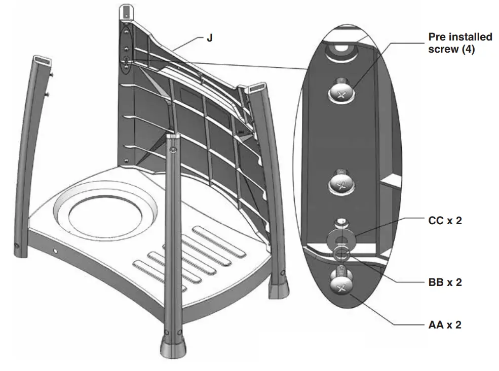 Gasmate BQ10622MG Odyssey 2 Burner Trolley BBQ Matt Grey - STEP 3