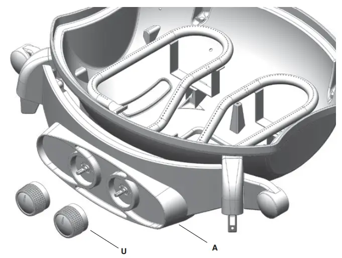 Gasmate BQ10622MG Odyssey 2 Burner Trolley BBQ Matt Grey - STEP 7