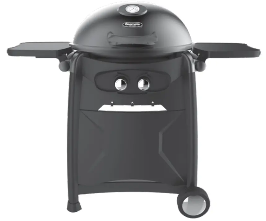 Gasmate BQ10622MG Odyssey 2 Burner Trolley BBQ Matt Grey