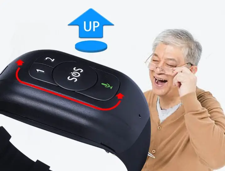 IP67 Waterproof 4G LTE GSM Elderly Child SOS Button Wristband Emergency Alarm GPS Tracking (2)