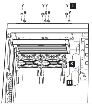 CORSAIR Performance RGB Liquid CPU Cooler - INSTALL THE FANS AND RADIATOR