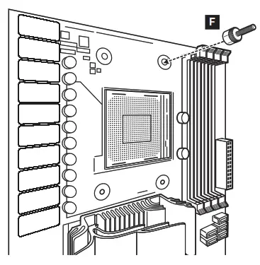 CORSAIR Performance RGB Liquid CPU Cooler - PREPARE THE MOTHERBOARD FOR INSTALLATION 1