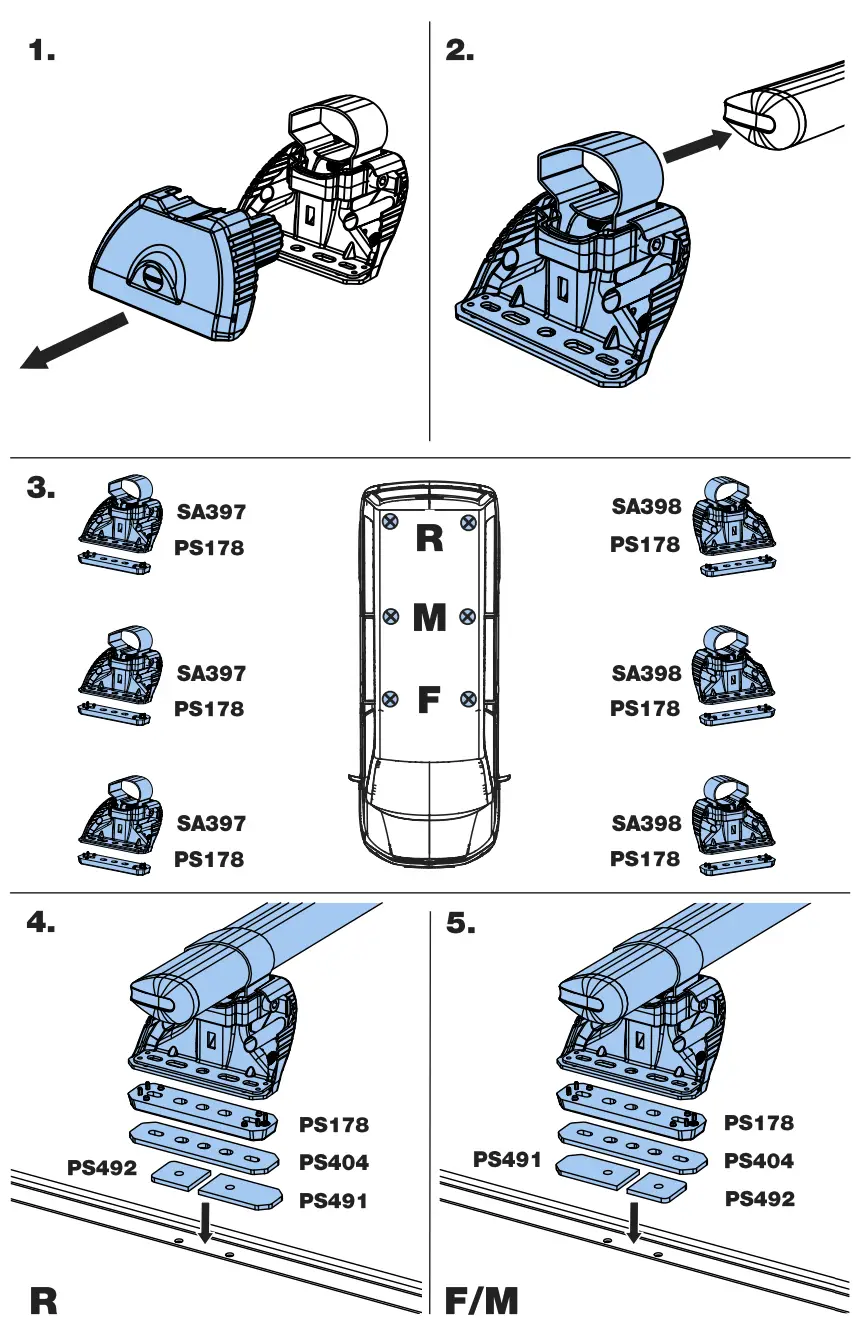 Rhino TB3PR FL 3 bar KammBar Pro system - fig 2