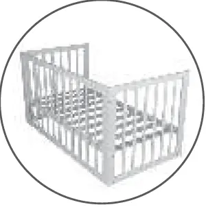 childcare 091755-003 Classic Cot Bed 07