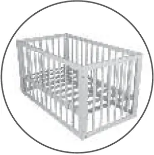 childcare 091755-003 Classic Cot Bed 09
