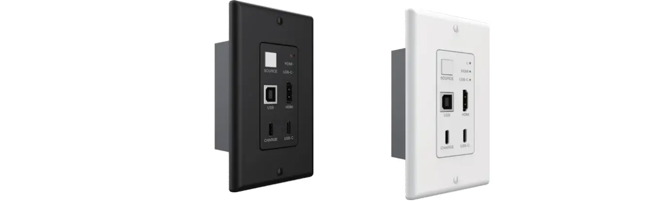 Vigillink Vl-wp21up-1 18g, 2x1 Hdmi/usb-c Wall Plate W/auto-switching, Usb2.0, Poe User Manual