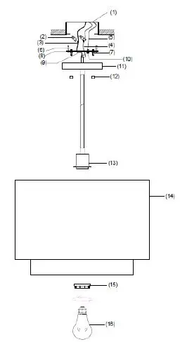 ACCLAIM-IGHTING-BP7159-Brella-17-Inch-Wide-Pendant-fig-1