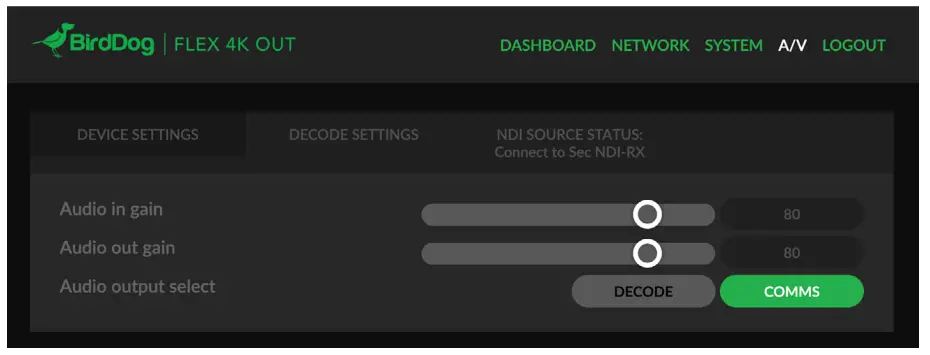 BirdDog Flex 4K Out Full NDI Decoder - fig 13