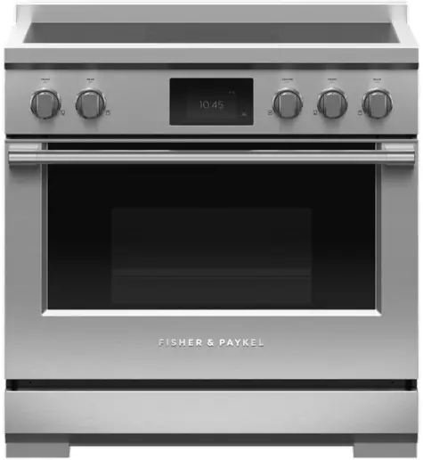 FISHER and PAYKEL RIV3-365 36 Inch 5 Zones Self Cleaning Induction Range -