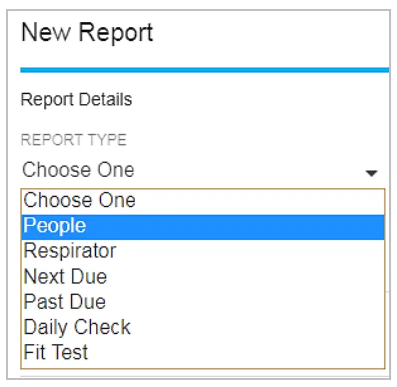 Example People Report