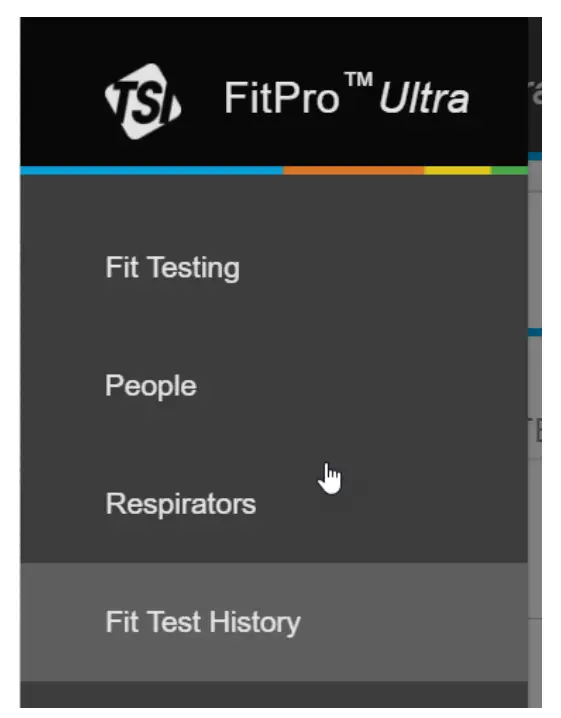 Fit Test History