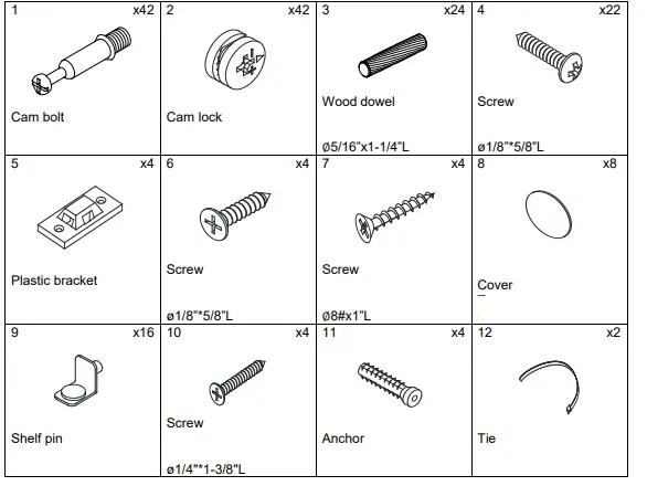 SEI FURNITURE HD064840 Henstinger 54.75 in Freestanding Wooden Electric - 6,,
