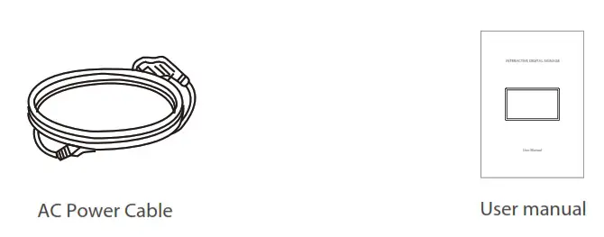 Shenzhen Electron Technology E0039 Interactive Digital Signage - Package Contents 3