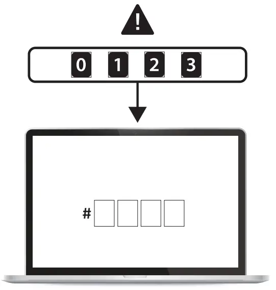 rocstor Y1RB005-B1 Slim Combination Lock - Figure 1