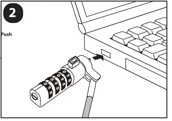 rocstor Y1RB005-B1 Slim Combination Lock - Figure 3