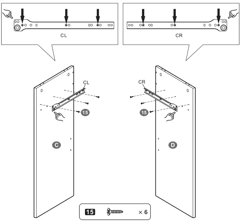VASAGLE RDT118 Dressing Table - fig 13