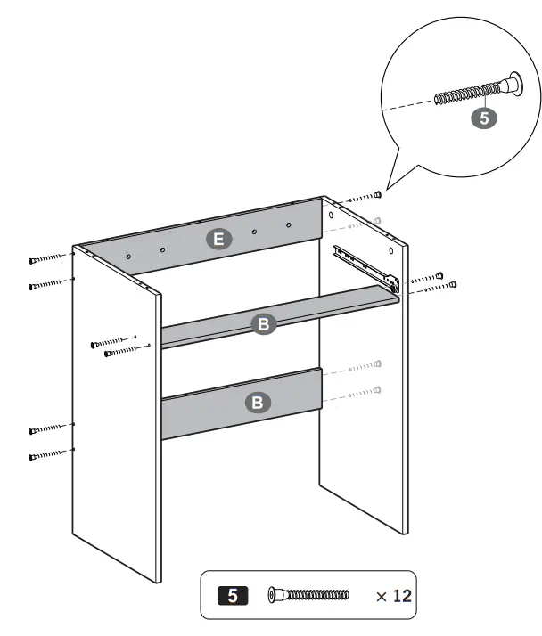 VASAGLE RDT118 Dressing Table - fig 14
