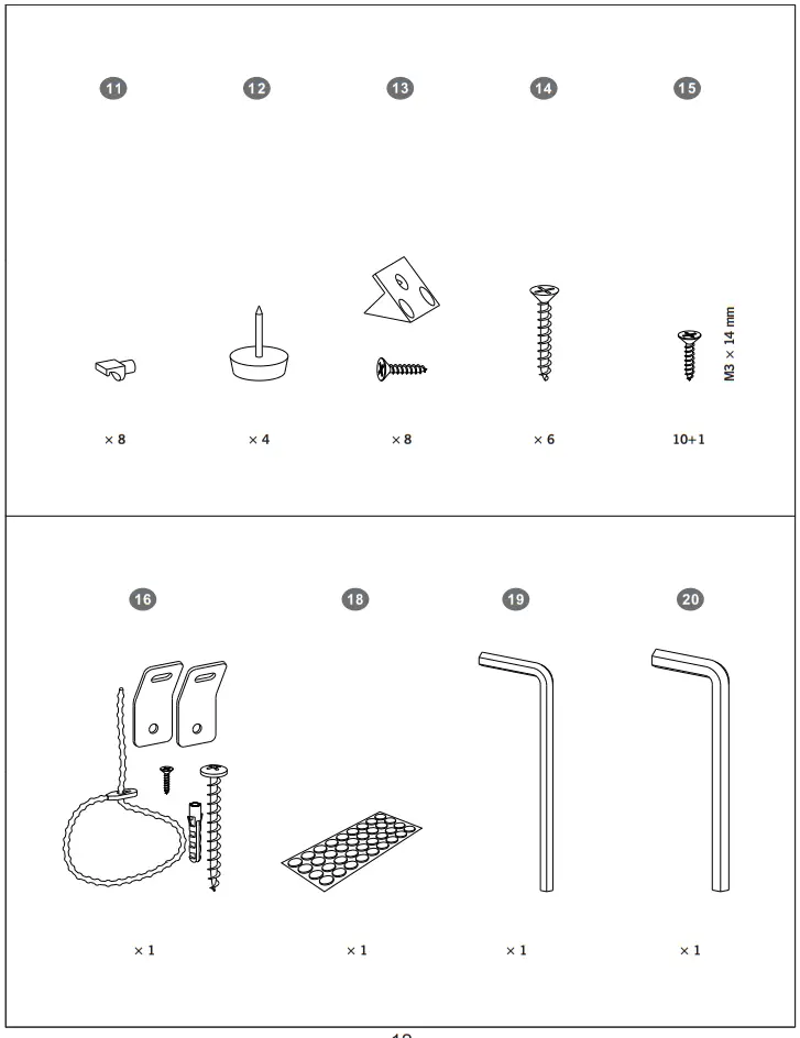 VASAGLE RDT118 Dressing Table - fig 5