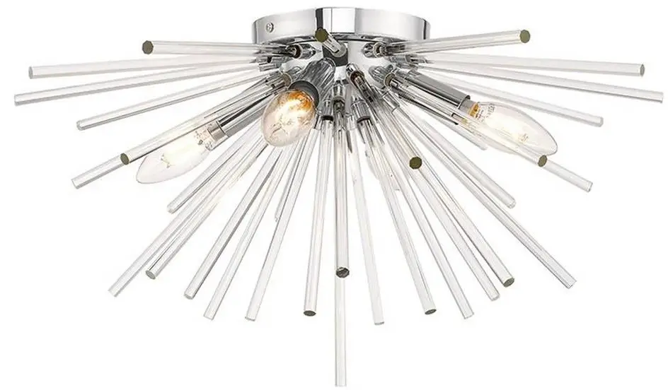 LIVEX 41250, 48820 Four Light Flush Mount