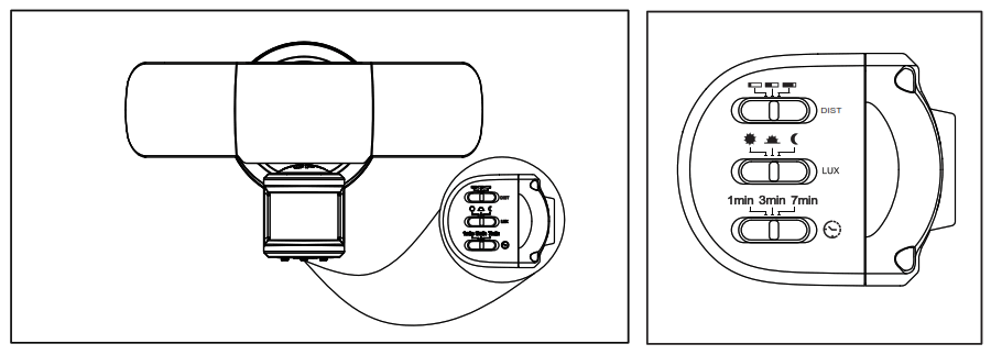 home zone MK SC0108 Triple Head LED Motion Sensor Security Light - ambient temperature1