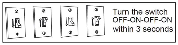 home zone MK SC0108 Triple Head LED Motion Sensor Security Light - sensor indicator