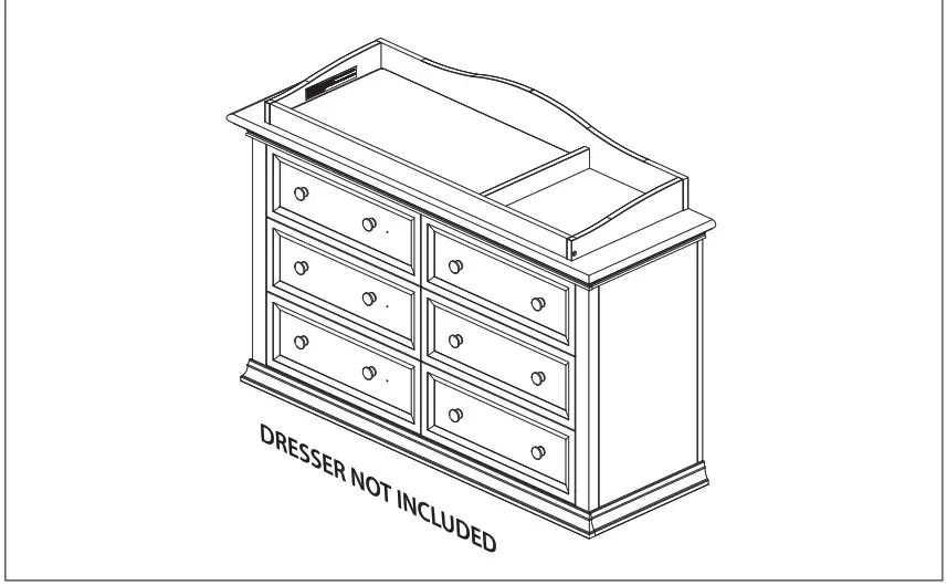 evolur 851 Changing Tray - HARDWARE AND TOOL DIAGRAM 3