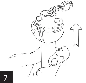 sygonix 2472505 Smart Ceiling Fan - ball