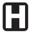 H Button Icon