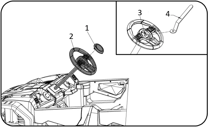 Pinghu YSA-033 48V Electric Mini Car B05