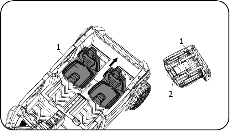 Pinghu YSA-033 48V Electric Mini Car B06