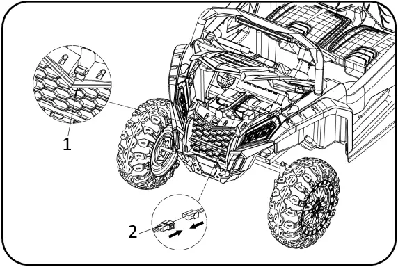 Pinghu YSA-033 48V Electric Mini Car B08