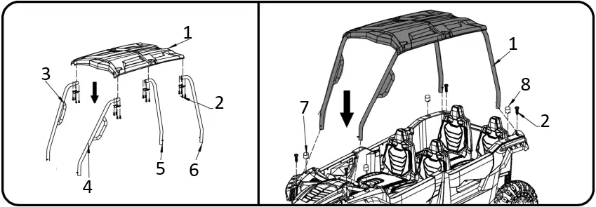 Pinghu YSA-033 48V Electric Mini Car B09