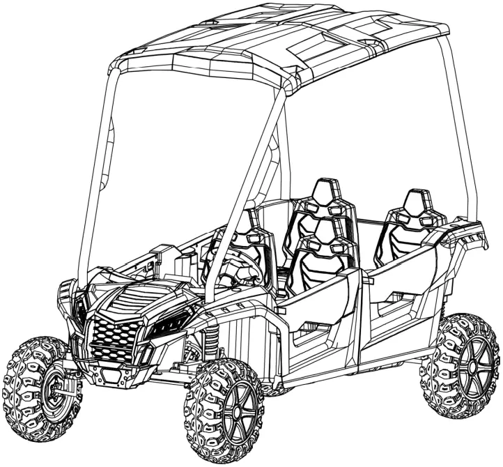 Pinghu YSA-033 48V Electric Mini Car