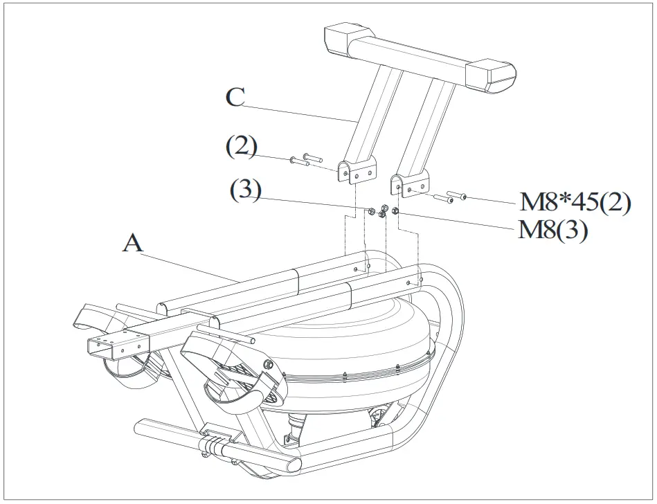 STORMRED WING Rowing Weight Machines - Figure 3