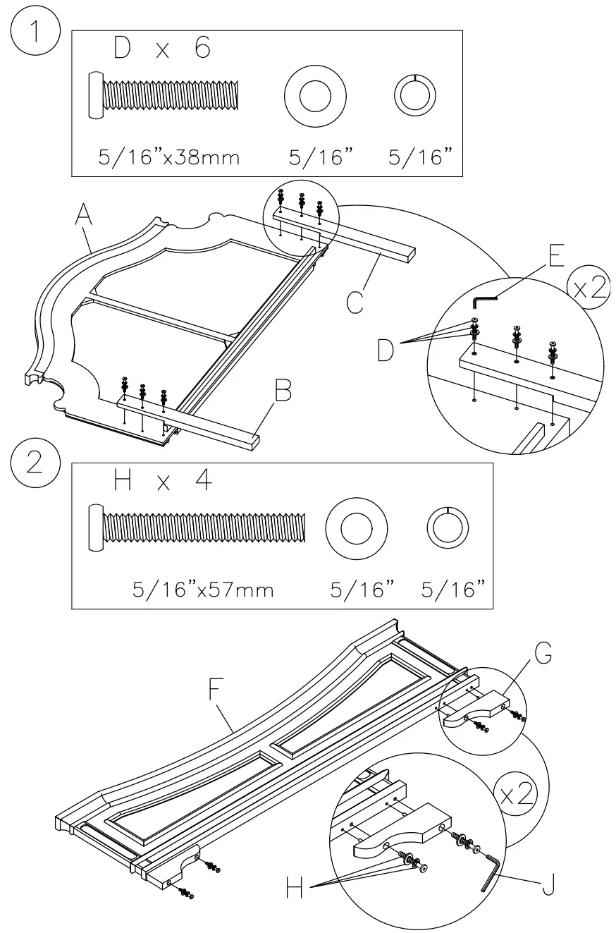 ASHLEY B751 54 Lodenbay Queen Panel Bed-fig3