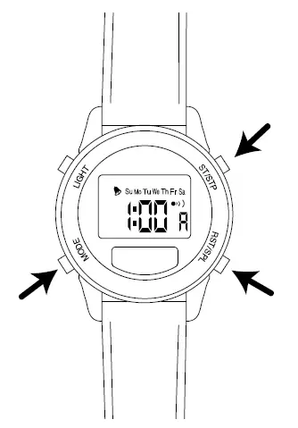 4 Button Digital Watch-fig-4