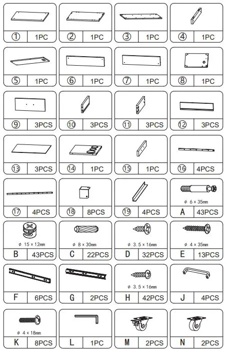 Reshable-MR11E0255-Jaxpety-Beauty-Salon-Trolley-Storage-Cart-for-Hair-Stylist-with-3-Drawers-fig-3