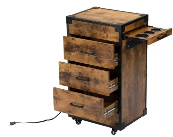 Reshable-MR11E0255-Jaxpety-Beauty-Salon-Trolley-Storage-Cart-for-Hair-Stylist-with-3-Drawers-product
