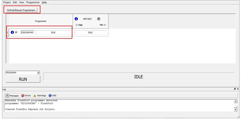 Programming the PolarFire Device