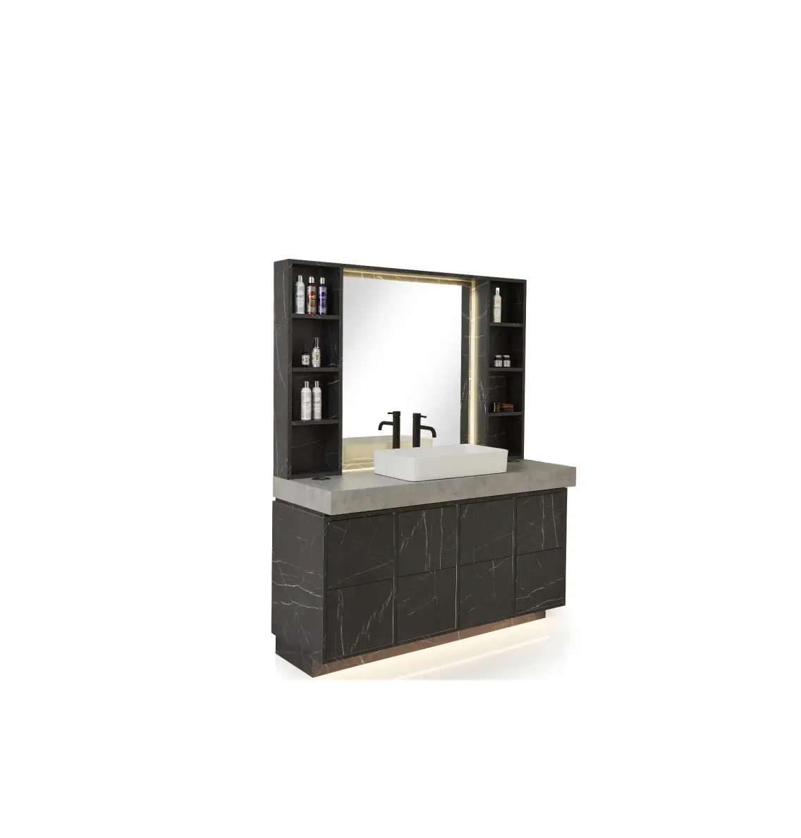 Rem 05205 Oxford Barber Mirror Unit Salon Furniture Instruction Manual