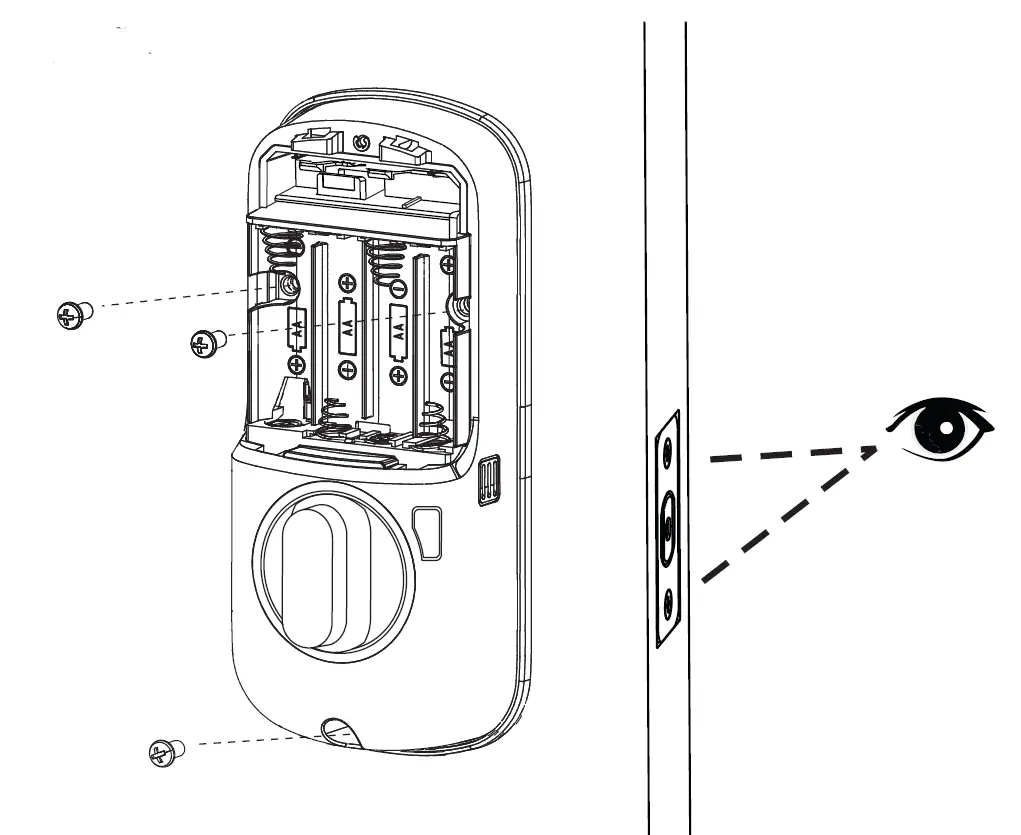 Yale Assure Lock Keypad Deadbolt YRD216 Inside Lock 1