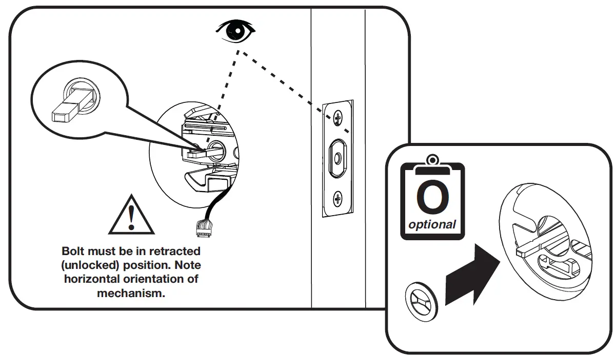 Yale Assure Lock Keypad Deadbolt YRD216 Installing Keypad 1