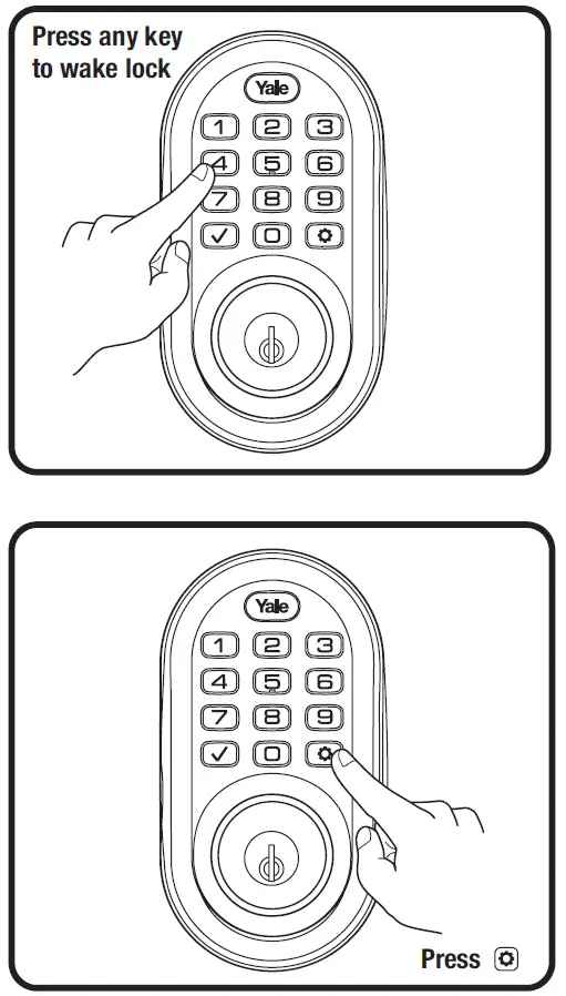 Yale Assure Lock Keypad Deadbolt YRD216 Master Entry Code