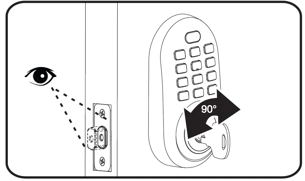 Yale Assure Lock Keypad Deadbolt YRD216 Mechanical Operation 2